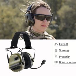 Accessories Hearing Protective Tactical Headset Antinoise Shooting Headsets Sound Pickup Outdoor Hunting Headphones