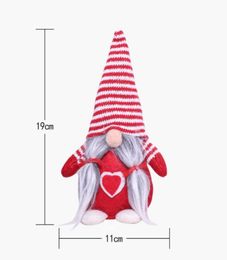 Cute Santa Claus Long Hat New Year Christmas Decor Handmade Collectible Dolls Christmas Decorations for Home ornament Gift8918176