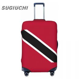 Accessories Trinidad And Tobago Flag Luggage Cover Suitcase Travel Accessories Printed Elastic Dust Cover Bag Trolley Case Protective