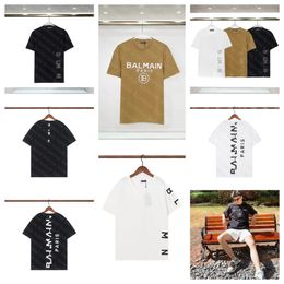 designer men shirt summer mens shirts Pure cotton breathable t-shirt High quality tee shirt designer t-shirt black Tees Vacation Sleeve Classic crew neck T-shirt