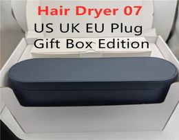 Professional Salon Styling Tools Hair Dryers Set Home HD07 Hairs Dryer Styler with Brush Comb Prussian Blue1016626