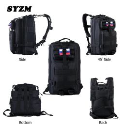 Backpacks SYZM 30L or 50L Men Tactical Backpack Nylon Waterproof Bag Outdoor Sports Backpack Hiking Camping Hunting Rucksack Knapsack