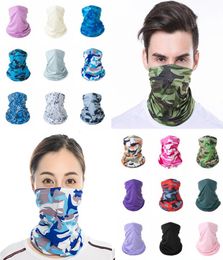 Bandana Scarf Mask Breathable Cycling Neck Gaiter Multifunctional Seamless Tube Headwear Outdoor Sport Headband Windproof Face Shi9211057