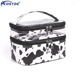 Cosmetic Bags Women's PVC Bag Transparent Travel Organiser Clear Makeup Waterproof Female Storage Cases For Women