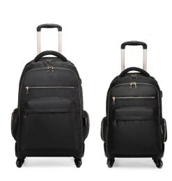 Carry-Ons Men 20 Inch Rolling Luggage Suitcase Men Oxford Travel Trolley Bags Wheeled Luggage Suitcase 24 Inch Busienss Spinner Suitcase