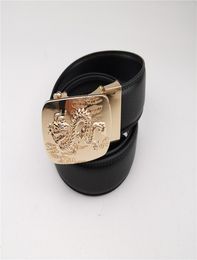 Designer belt brand round dragon buckle head leather belt men and women fashion luxury waiting belt good quality5337898