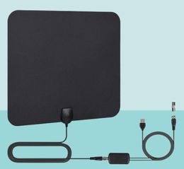 Indoor Digital TV Antenna HDTV Antena Radius Aerial Surf Fox DVBT2 DVBT ATSC ISDB Interior Antennas Amplifier4819783