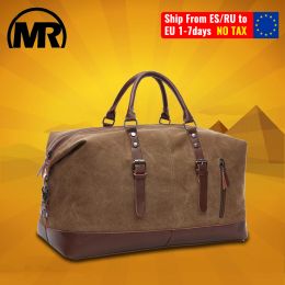 Bags MARKROYAL Mens Duffel Canvas Bags Overnight Travel Bags Leisure Handbags Shoulder Bags Large Capacity Luggage Wild Bag 4573