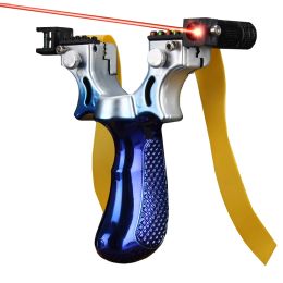 Scopes High Precision Slingshot with Laser Spirit Level Fast Press Bow Catapult Infrared Outdoor Sports Hunting Accessories Sling Shot