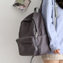 Backpack Fashion KUZAI Cute Women College Waterproof School Backpacks For Teens Female Solid Colour Travel Bags Korean