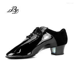 Dance Shoes Imported Paint USES Ballroom Latin Dancing Shoe High Quality Perfect Combination Cowhide Soft Sole Wear Non-slip 449