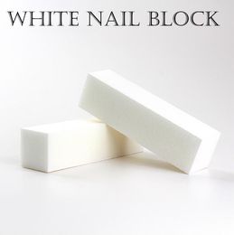Whole10PCS good quality whole White Buffing Sanding Files Block Pedicure Manicure Care Nail file Buffer for5825743