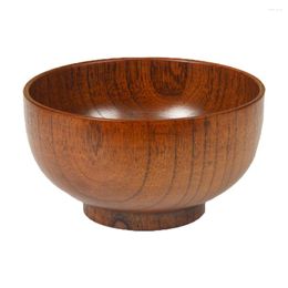 Dinnerware Sets Wooden Bowl Container Baby Soup Bowls Rice Flatware Storage Japanese Style Serving