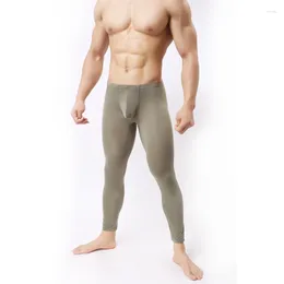 Men's Thermal Underwear OLOME Men Long Johns Thin Sexy Warm Mens Underpants Legging Tight Thermo Winter Sleepwear