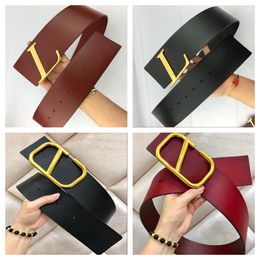 Designer For Woman Alloy Leather Belt Waistban Shorts Smooth Colours Buckle Red Fabric For Dresses Ladies Wedding Belt Plus Size Belts 7CM Gold Belts Organizer