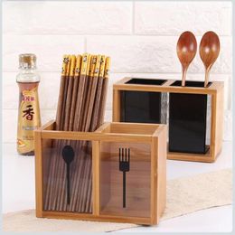 Storage Bottles Cutlery Drain Rack Chopstick Holder Spoon Chopsticks Fork Box Large Capacity Eco-friendly