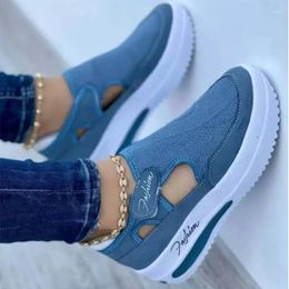 Casual Shoes Women Wedges Sneakers Fashion Platform Hollow Out Breathable Ladies Walking Female Footwear Zapatillas Mujer
