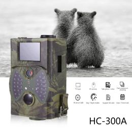 Cameras Suntekcam Wildlife Cameras 16MP 1080P Night Vision Infrared Cams Surveillance Wireless Hunting Trail Camera HC300A Photo Trap