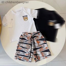 2-12 Years toddler designer clothes Kids Clothing Sets T-Shirt Pants Set Brand printing Children 2 Piece pure cotton Clothing baby Boys girl Fashion AAA