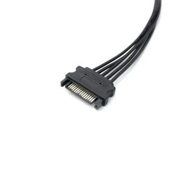 2024 IDE To SATA Power Cable Male To Female One Point Five Power SATA Extension Cable Hard Drive Power Supply Splitter Cable Cord for IDE To