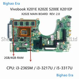 Motherboards Motherboard For Asus S200E X202Ep X202Ev X202E X201E Laptop With Intel I3 I5 Cpu 4Gb Menory 100% Fly Tested Drop Delivery Otdi0