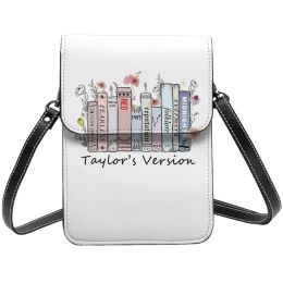 Bags Taylors Album Shoulder Bag Music Vintage Gift Version Travel Leather Mobile Phone Bag Woman Bulk Funny Bags