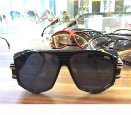 Cool Mens Vintage Legends Sunglasses Matte Black Gold Grey Gradient Lens Brand New with Box9677755