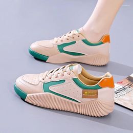 Casual Shoes Women Vulcanised 2024 Lady Chunky Flats Design Sport Female Lace Up Outside Fashion Walking Sneakers Eu 35-40