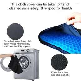 Pillow Gel Cooling Comfortable Double Faced Honeycomb Breathable Easy To Clean Non-Slip Cover For Home Office Car Seat