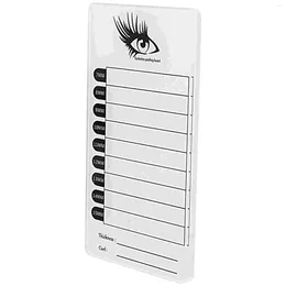 False Eyelashes Eyelash Display Board Grafting Supply Beauty Salon Extension Tool Makeup Pallet Glue Tray Acrylic Storage Travel Holder