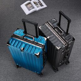 Luggage Dropshipping Universal Wheel Boarding Check Large Capacity Solid Suitcase Trolley Luggage Travel 20'26' Inch Trunk Package Bags