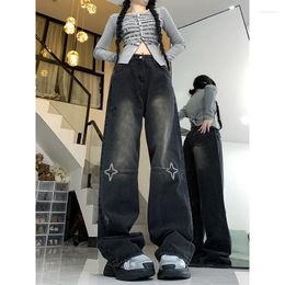 Women's Jeans Women High Waist Fashion American Vintage Streetwear Y2K Wide Leg Jean Female Denim Trouser Baggy Pants