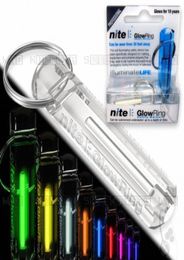 Whole Crystal Clear Nite Tritium Glowring Keychain Key Fob Night Automatic Light Self Luminous Fluorescent Tub Tritium kzTb8236562