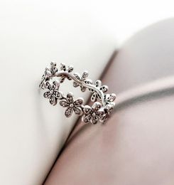 Wholesale- 925 Sterling Silver Women Wedding RING Set Original Box for CZ Diamond Flowers Fashion Luxury Ring4983683