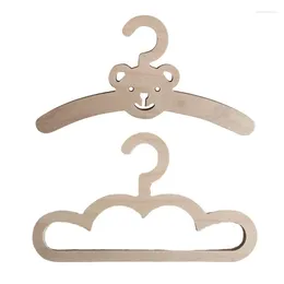Kitchen Storage Nordic Wooden Bear Cloud Clothes Hanger Wall Hanging Coats Props Rack Holder Po Clothings Baby