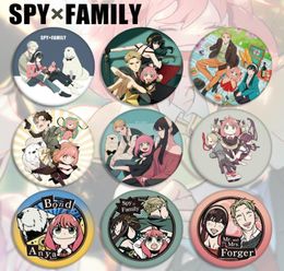 Anime SPY X FAMILY Brooch Pins Twilight Yor Forger Anya Forger Charm Cosplay Figures Round Badges Lapel Souvenir Jewellery Gift2470477