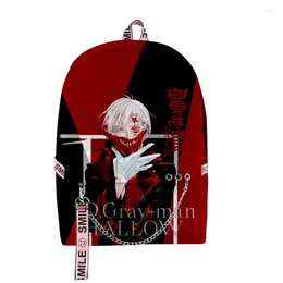 Backpack Trendy Novelty Funny D.Gray-man Student School Bags Unisex 3D Print Oxford Waterproof Notebook Multifunction Travel Backpacks