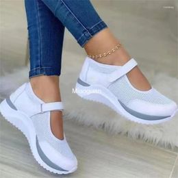 Casual Shoes Woman Sneakers Fashion Vulcanised High Quality Flats Blatform Spring Summer Round Head Mesh Plus Size 43 Zapatillas Mujer