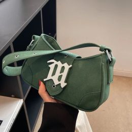 Bags Casual Bags For Women Luxury Designer Brand Handbags And Purses 2023 New In PU Nubuck Sheet Metal Decoration Crossbody Bag Small