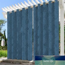 Quality Customized Dark Blue Mechanical Helmet Personalized Outdoor Printing Curtain Shading Balcony Curtains