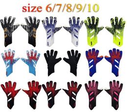 4MM Goalkeeper Gloves Finger Protection Professional Men Football Gloves Adults Kids Thicker Goalie Soccer glove9029551