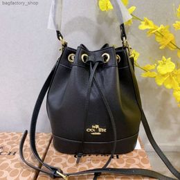 Handbag Designer Sells Women's Branded Bags at 50% Discount Bucket Drawstring Mini Womens Bag One Shoulder Crossbody 8322 Cj661