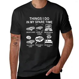 Men's Tank Tops Things I Do In My Spare Time Car Funny Driver Gift For Cars Lover T-Shirt Man Clothes Mens Graphic T-shirts