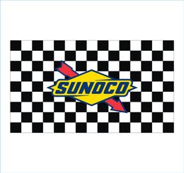 Custom Digital Print 3x5ft flags Race Racing Mahwah SUNOCO Cup Series Event Checkered Flag Banner for Game and Decoration6560147