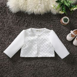 Jackets Kids Bolero Satin Beading Short Jacket For Formal Party Wedding