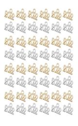 Charms 100pcs Alloy 2022 Letter Pendants Creative Hanging Ornaments Accessories6447937