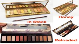 Makeup Reloaded Eyeshadow Palette Honey Eye Shadow 12 Colours Matte shimmer Natural Nude Eye Shadows brand beauty DHL 6694292