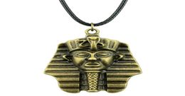 WYSIWYG 5 Pieces Leather Chain Necklaces Pendants Choker Collar Women Necklace Jewellery Egyptian Pharaoh 36x28mm N6A114177764286