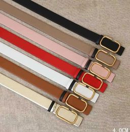 New Retro Belt for women Versatile and Decorative denim Belts for men Fashionable and Personalised minimalist Brand Designer Golden Silver Bronze Buckle belts