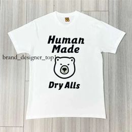 Men's T-shirts Human Made Brand Designer Good Quality Blue Heart Fashion Summer T-shirt Men Human Made Shirt Oversized Women T Shirt Cotton Tee Mens Clothing 2604